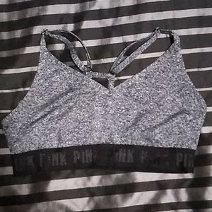Pink victorias secret sports bra